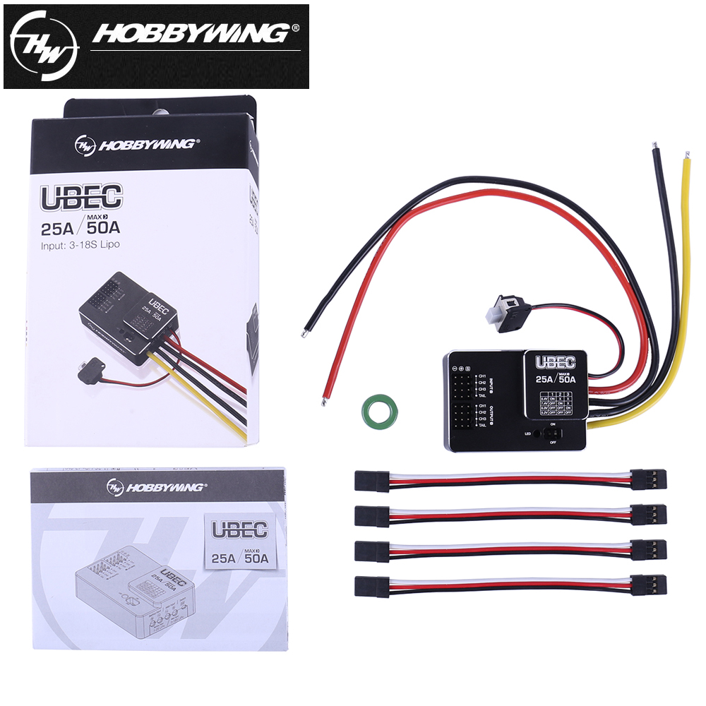 Drone Battery Connector - Hobbywing 25A-50A DC-DC 3-18S HV UBEC