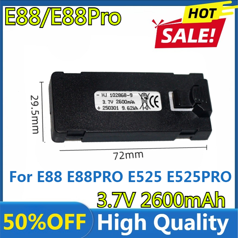 E88 Battery 3.7V 2600mAh For E - Drone Battery Balance Charger ulasan dan harga