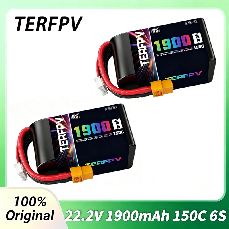 1/2Pcs TERFPV Lipo 6S 1900mAh  - Drone Battery Plate ulasan dan harga