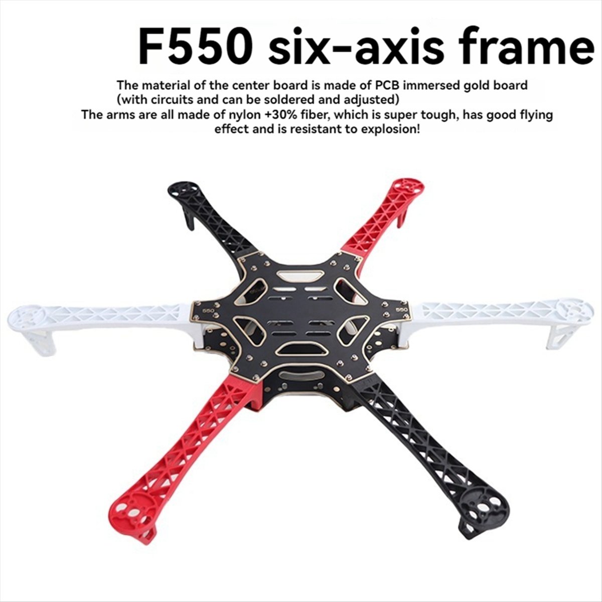 N86R FPV F550 Hexa Frame Arm H - Drone Battery Plate ulasan dan harga