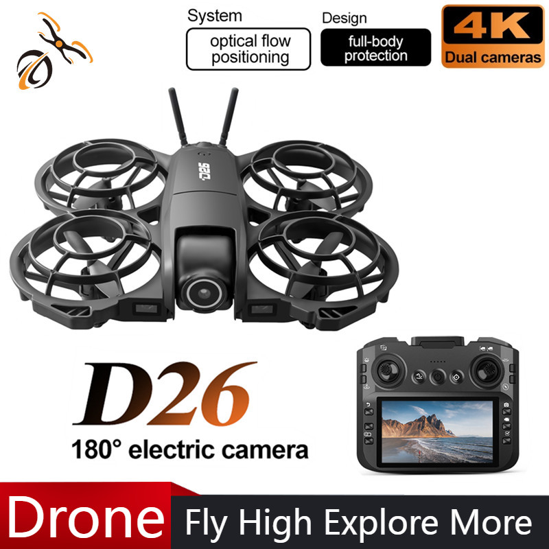 D26 Drone 4K Aerial HD 180° Ca - Drone Battery Balance Charger ulasan dan harga