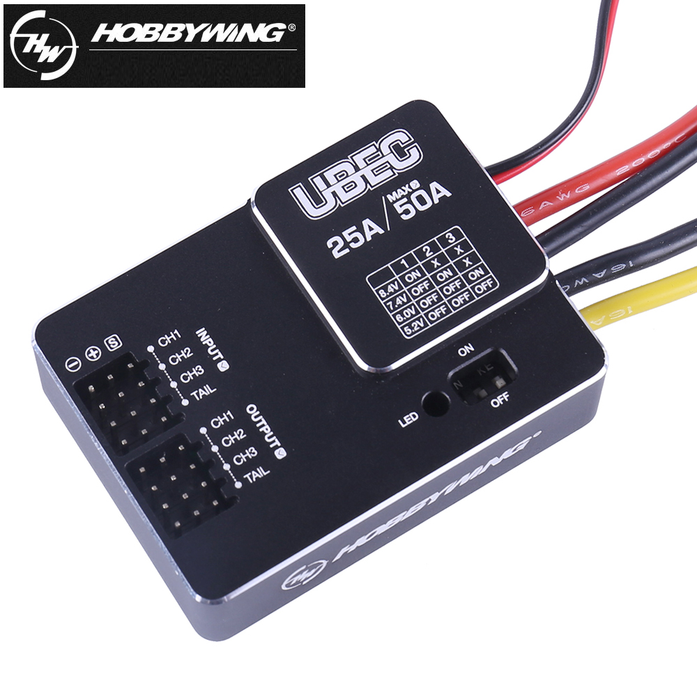 Hobbywing 25A-50A DC-DC 3-18S  - Drone Battery Connector ulasan dan harga