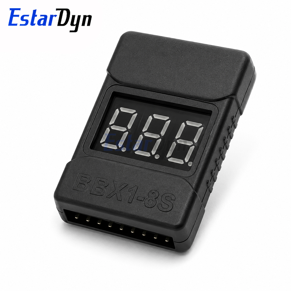 1-8S BBX1-8S 2IN1 Lipo Battery - Drone Battery Voltage Checker ulasan dan harga